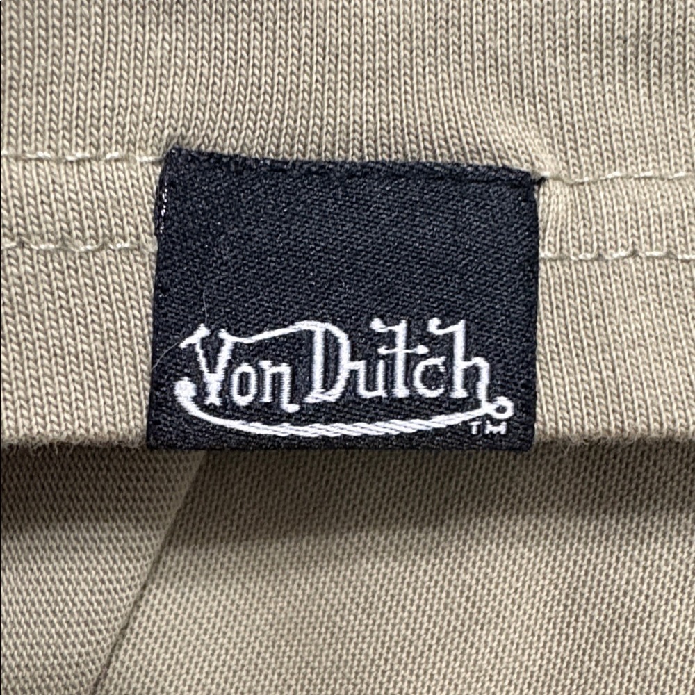Von Dutch Sage Green Logo Tee - Picture 4 of 11